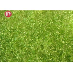 Knitting Polyester Plush Toy Fabric Soft Frizzle Fur Plush Hair Curly Hair