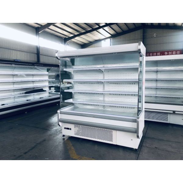 Quality 220V Air Curtain Cabinet 2 To 8 Degree Vegetable Display Freezer wholesale