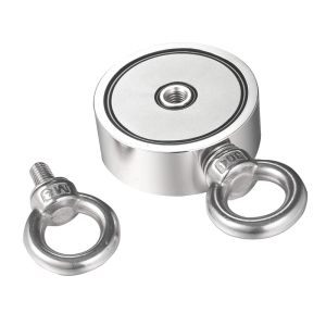500IB 1000 IB double side fishing pot magnet with eyebolt