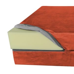 Versatile Micro Suede 6 Piece Foam Multifunctional Sofa Play Room Couches