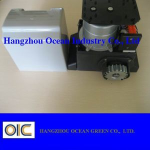 Smooth Sliding Ball Bearing Steel Gate Hardware Kit with Lock in Weather Resistant GREY/RED