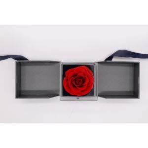 Preserved Flowers In Box Single red rose eternal flower with gift box Valentine