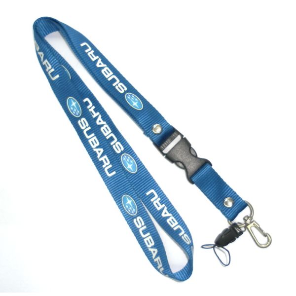 1 Side Multicolor Nylon Cell Phone Neck Lanyard Eco Friendly 20 X 800 + 100 mm