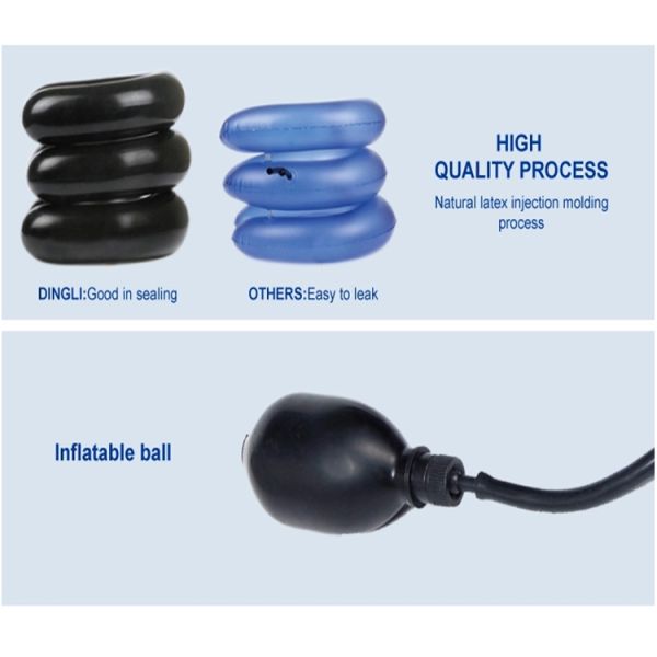 Medical Traction Belt Cervical Neck Collar Vertebra Air Cushion Tractor Inflatable Neck Brace