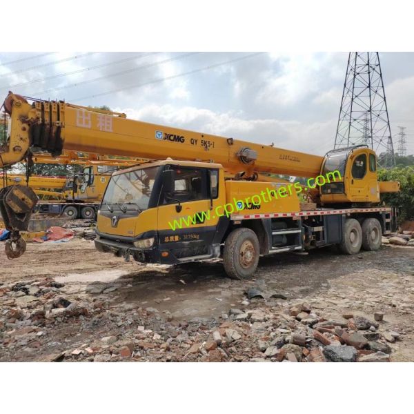 25 Ton Used Truck Crane Hoist Crane 2014 XCMG Folding with 6 Months After-sales Service
