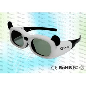 Cheap 144Hz Children 0.7Ma Style DLP Link Active Shutter 3D Glasses With CR2032 Lithium Battery for sale