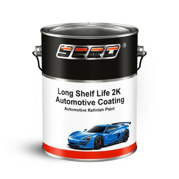 Long Shelf Life 2K Automotive Coating Automotive Refinish Paint Essential