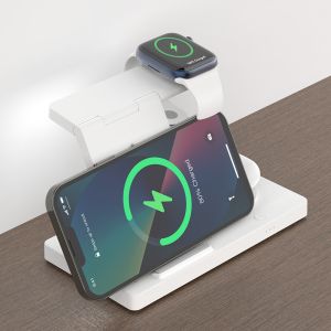 18MM Ultra Thin Foldable 15w Qi Wireless Charger For Smartphones