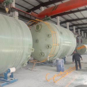 China Cross Wound Frp Chemical Storage Tank Sewage Treatment OEM ODM on sale