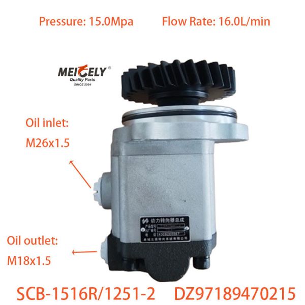 Quality DZ97189470215 Power Steering Pump Assembly For Shaanqi Delong X3000 wholesale