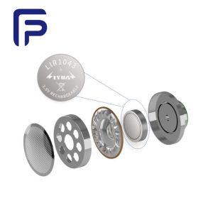 500mΩ Resistance Rechargeable Button Battery 3.6V 35mAh PVC Material