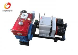 China 5T Double Capstan Cable Pulling Winch Machine Puller Hoist , Cable Winch Puller on sale