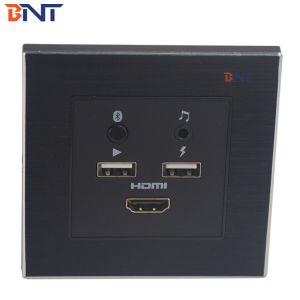 hotel room Audio Video system USB charger Media hub Socket Plate with blue tooth