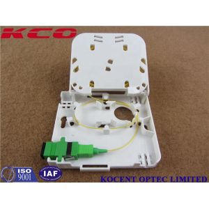 Small Optical Junction Box Socket 1 Port SC Simplex LC Duplex Face Plate