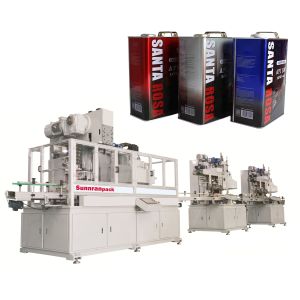 Cheap Can making machine tin can production line for making 1-5L Olive thiner rectangular can for sale