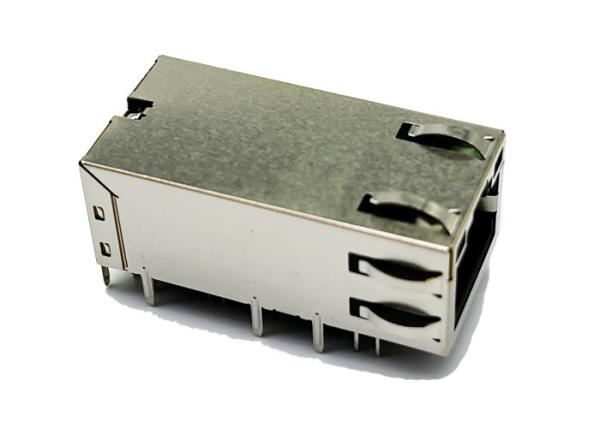 Quality 10GBASE-T ICMs Single Port 60W THT PoE RJ45 Jack G27-122T-066A wholesale