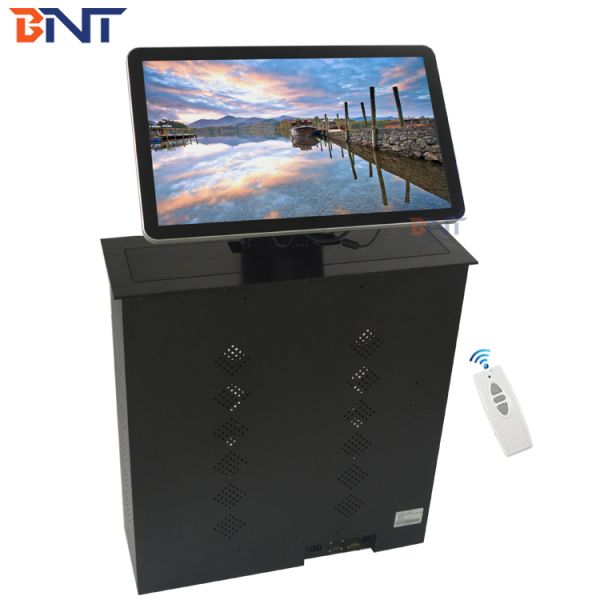 17 Inch LED / LCD Screen Lift For Office Audio Video Conference System