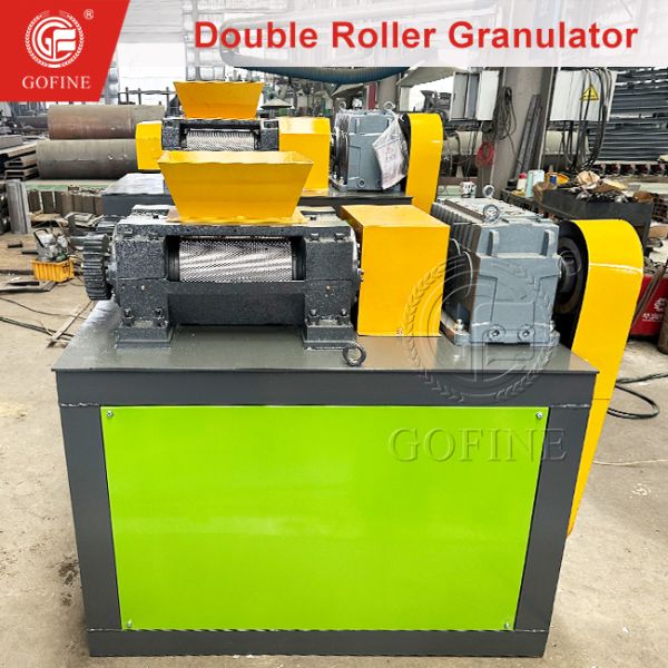 Quality Double Roller Press Type Dry Powder Fertilizer Granulator Machine wholesale