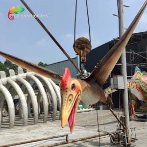 Waterproof Jurassic Animatronic Pterosaur Amusement Park Dinosaurs 1.2 meters
