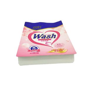China ISO Puncture Proof Washing Powder Packaging Pouch Square Bottom Plastic Bags on sale