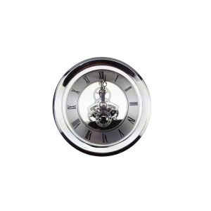 China Durable Stainless Steel Skeleton Clock Movt With Plastic Back Cover on sale