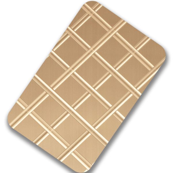 3.0mm Thickness Decorative Stainless Steel Sheet 201 304 316 3D Laser Finish