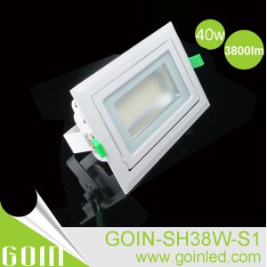 China SAMSUNG SMD5630 30w/40W/50w/60w rectangle lamp and led shop fittter CE ROHS approved on sale