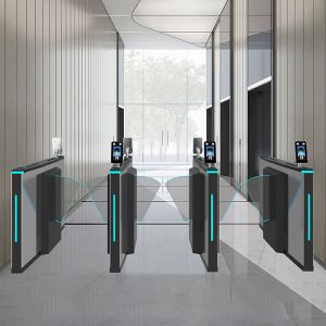 Customized Biometric Flap Barrier Turnstile with TCP / IP / R485 Communication