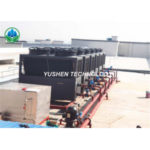 China 62 DBA Noise Level Heat Pump Heating And Cooling AC ASHP Units With Two Fans on sale