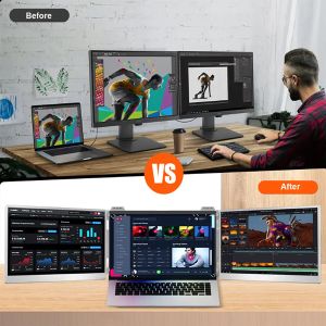 14 inch portable monitor 1920*1200 IPS monitor laptop screen extender laptop