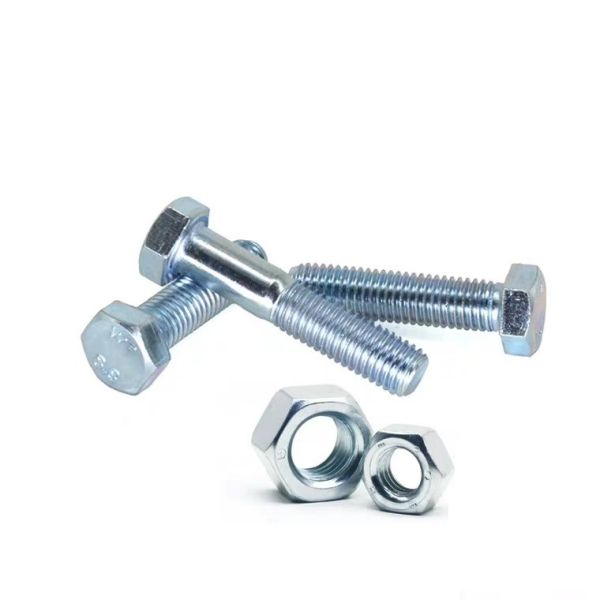Quality Producing ZP Grade 4.8/8.8/10.9/12.9 Metal DIN933 DIN931 Hex Bolt with ZINC Finish wholesale