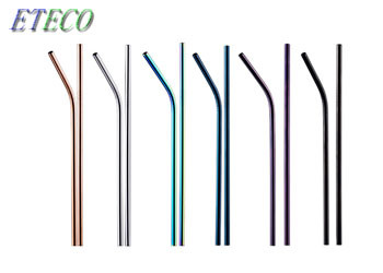 Quality Portable Picnic Stainless Steel Cocktail Straws Environmentally Friendly wholesale