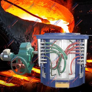 China Medium Frequency Electric Melting Furnace With Quick Melting Time on sale