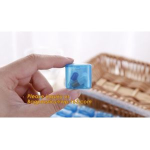 Clear Cute Round small Plastic Weekly 7 Days Pill Box,eco-friendly wholesale