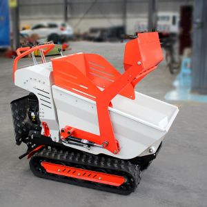 Mini Agricultural Crawler Transporter 0.8 Ton Orchard Home Lift Dumper Dump
