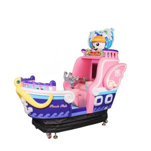 Kids Arcade Video Game Machine / Amusement Shooting Swing Pirate Ship