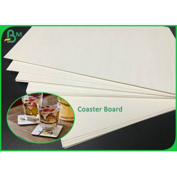 Highly Absorption Pulp - Based 0.4mm -2.5mm Drink Coaster Board For Making Beer