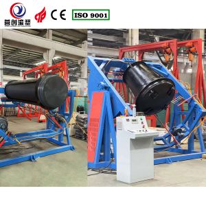 Fully Automatic Delta PLC Controlled Rock and Roll Rotomolding Machine