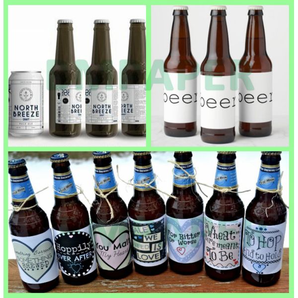 65gsm 68gsm Wet Strength Paper For Beverage Label Moisture Resistant 61 x 86cm 