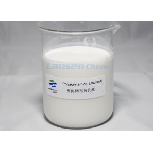 Cheap Wastewater Treatment Polyacrylamide PAM Emulsion Textile And Dyeing Industry Auxilliaries for sale
