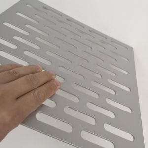 Aluminum Perforated Mesh Curtain Walls Iron Pallet Packing Straight Hole