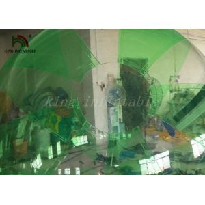 2m Green PVC Inflatable Walk On Water Ball / Inflatable Water Walking Ball
