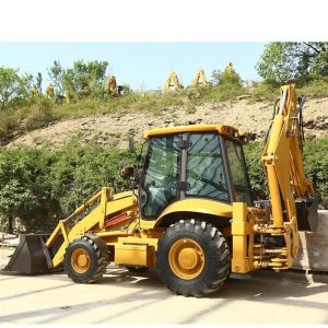 High Efficiency Side Shift Backhoe Loaderheavy Equipment With Attachments