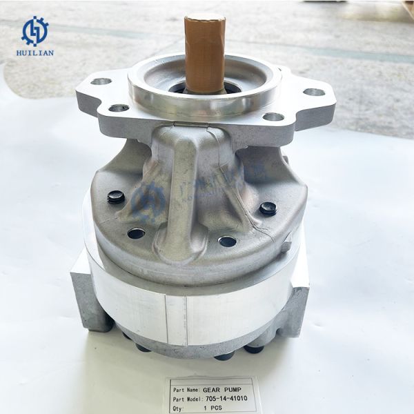 Quality Hydraulic Single Pilot Gear Pump Assy 705-14-41010 For Komatsu D155AX-5 Crawler Dozer WA470-1 WA450-1 Wheel Loader wholesale