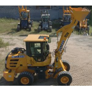 Small Construction 1.5 Ton Wheel Loader 3340 Kg Operating Weight Isuzu Alex