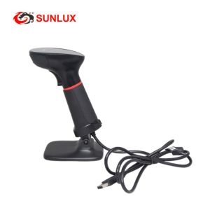 Cheap Adjustable Stand 2D Handsfree Barcode Scanner Automatic Decoding for sale