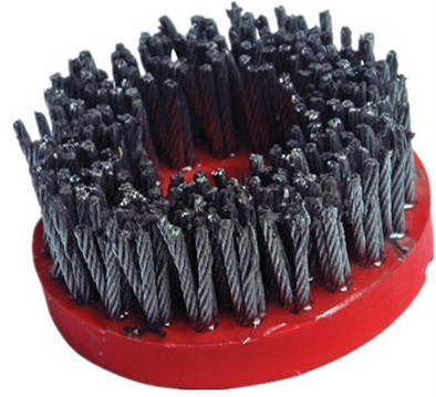 Quality High Speed Diamond Abrasive Brush Plastic Backed Excellent Polishing Performance wholesale