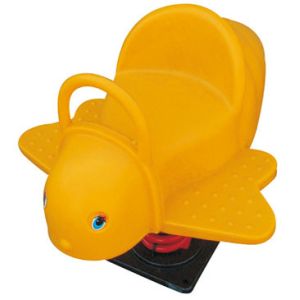 environment friendly outdoor play items children rocking horse with spring