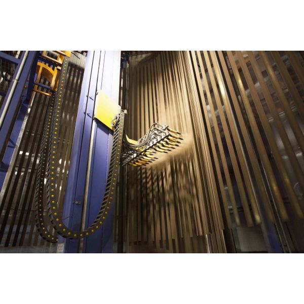 Quality Compact Full Automatic Vertical Powder Coating Line PLC Control wholesale