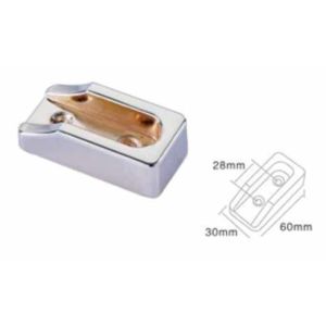 Wardrobe Removable Oval Tube Holder Support